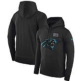 Men's Carolina Panthers Anthracite Nike Crucial Catch Performance Hoodie,baseball caps,new era cap wholesale,wholesale hats